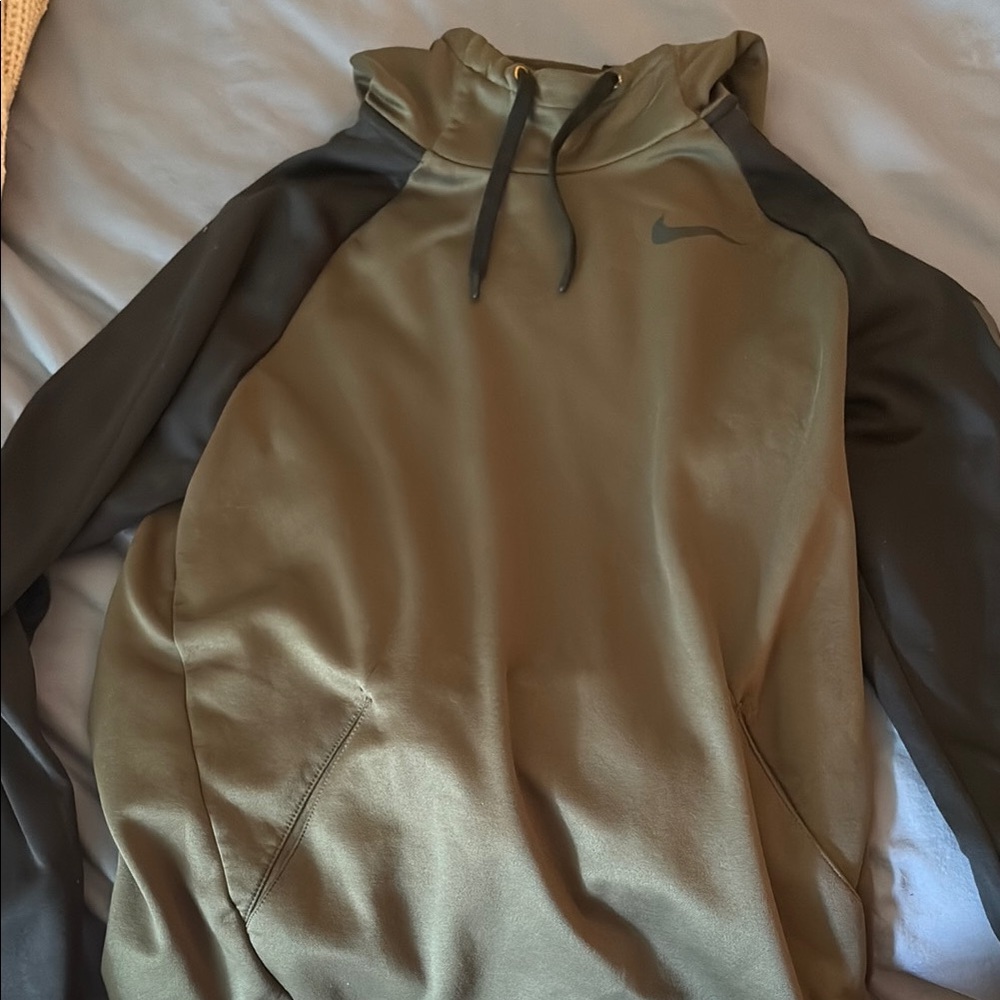 Nike Khaki and Black Pullover